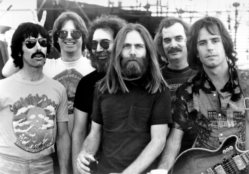 Six members of the Grateful Dead.