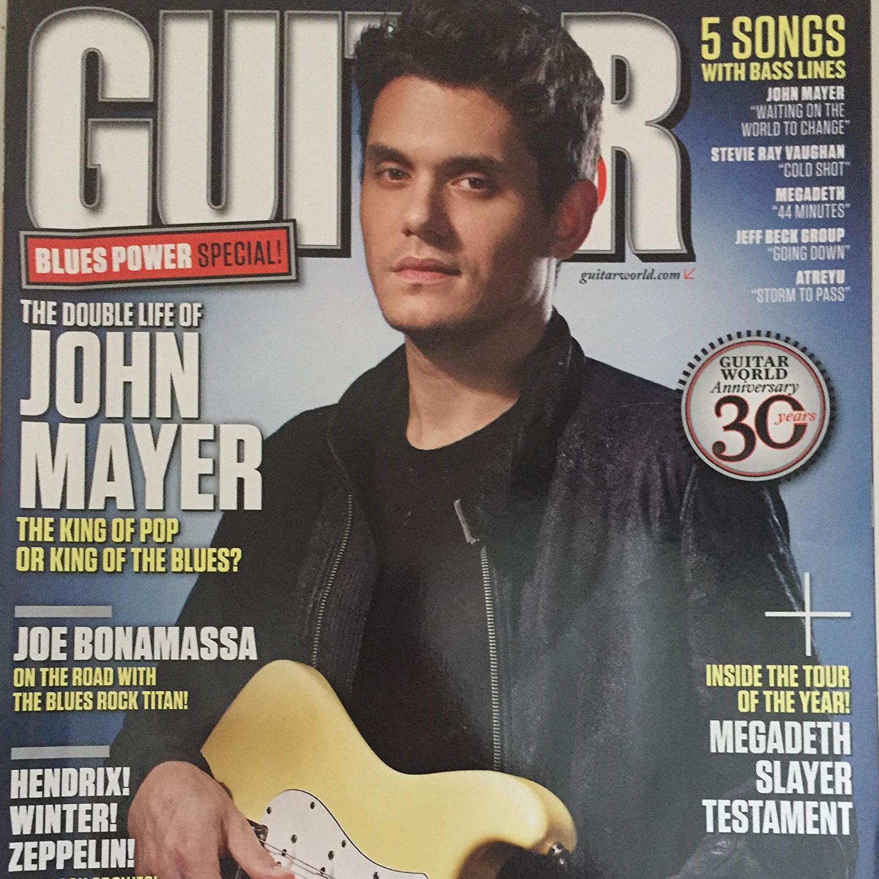 Interview in Guitar World magazine
