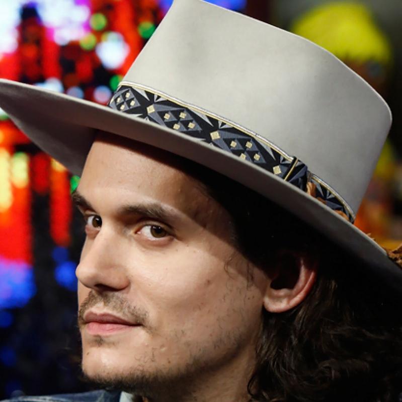 John Mayer in cowboy hat.